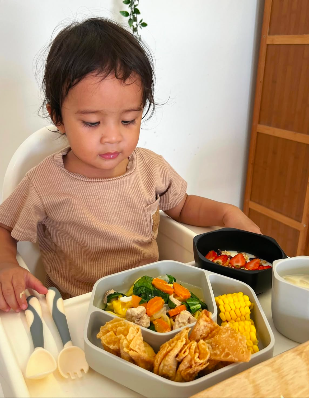 Toddler Feeding Set (Grau)