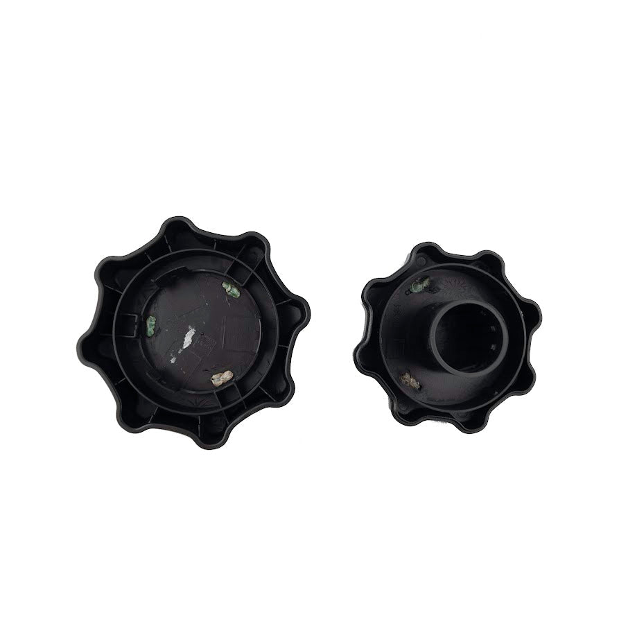 VW T5 / T5.1 Lordosenstützen Sitzversteller – Gloss Black Ersatz-Set (2 Stück)