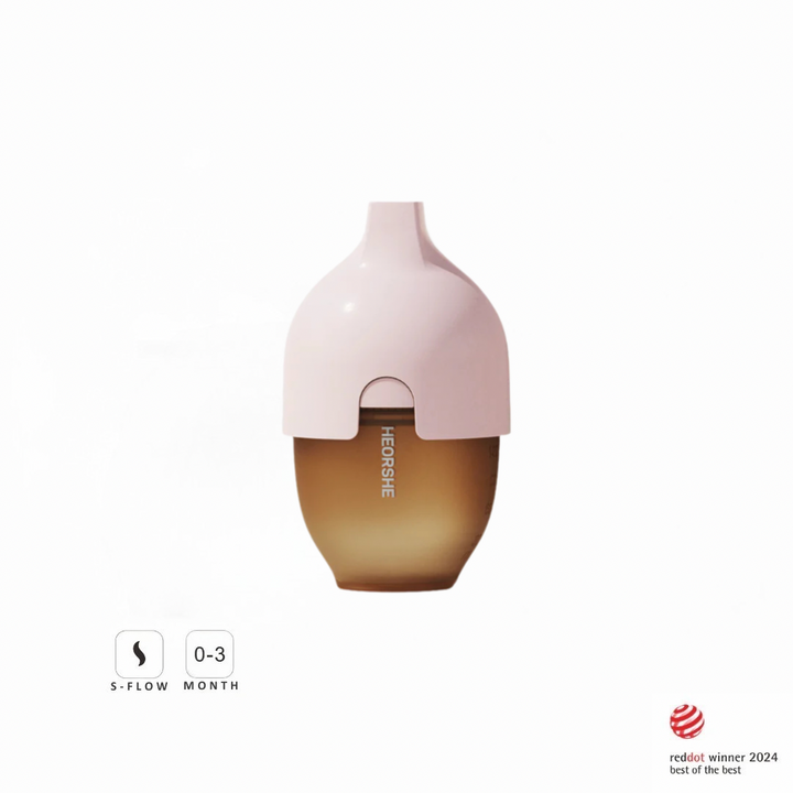 Ultra Wide Neck Baby Bottle 160ml (Rosa)