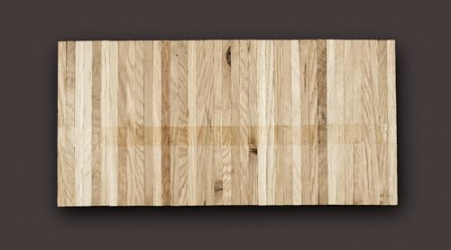 Hochkantlamellenparkett Eiche Industrie 22mm - Hochwertiges Massivparkett - Verlegeelemente