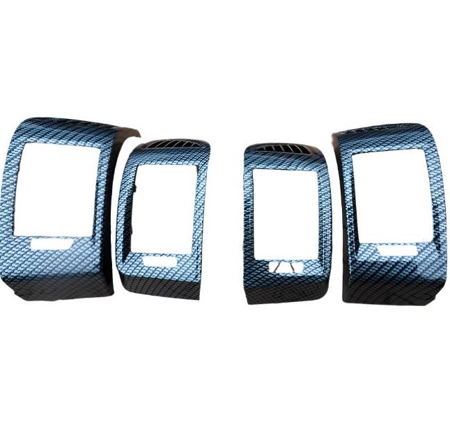 For Opel Movano Dashboard Air Vent (Silver Carbon)
