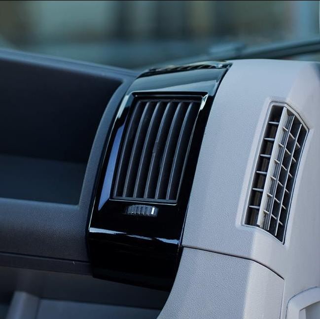 Peugeot Boxer (2006–2023) Dashboard Luftdüsen Blenden Gloss Black – Air Vent / Heater Vent Trims, Set (4 Stück), OEM-Fit