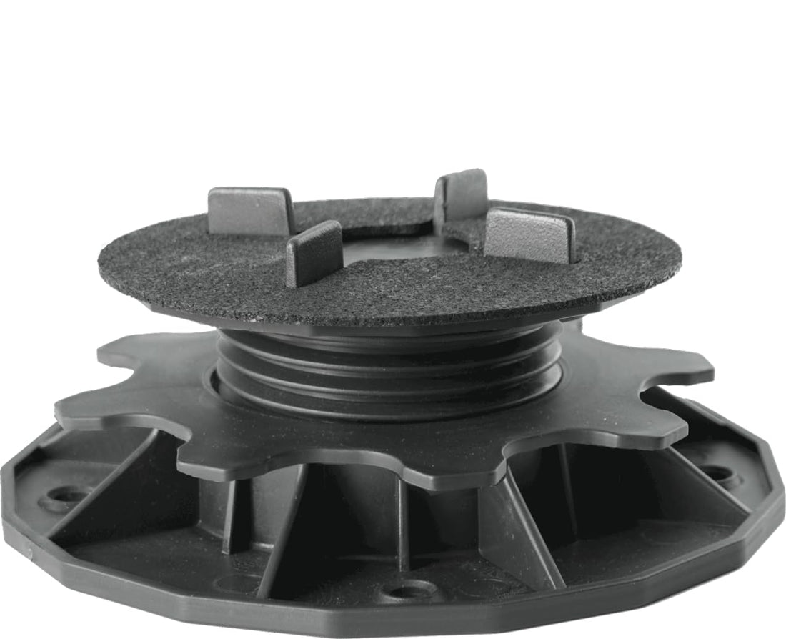 Justierbare Plattenlager Stelzlager für Terrassen-Platten - Höhenverstellbare Stellfüße für Keramik, Stein, Beton und Fliesen - 120 Stück, 18-33 mm