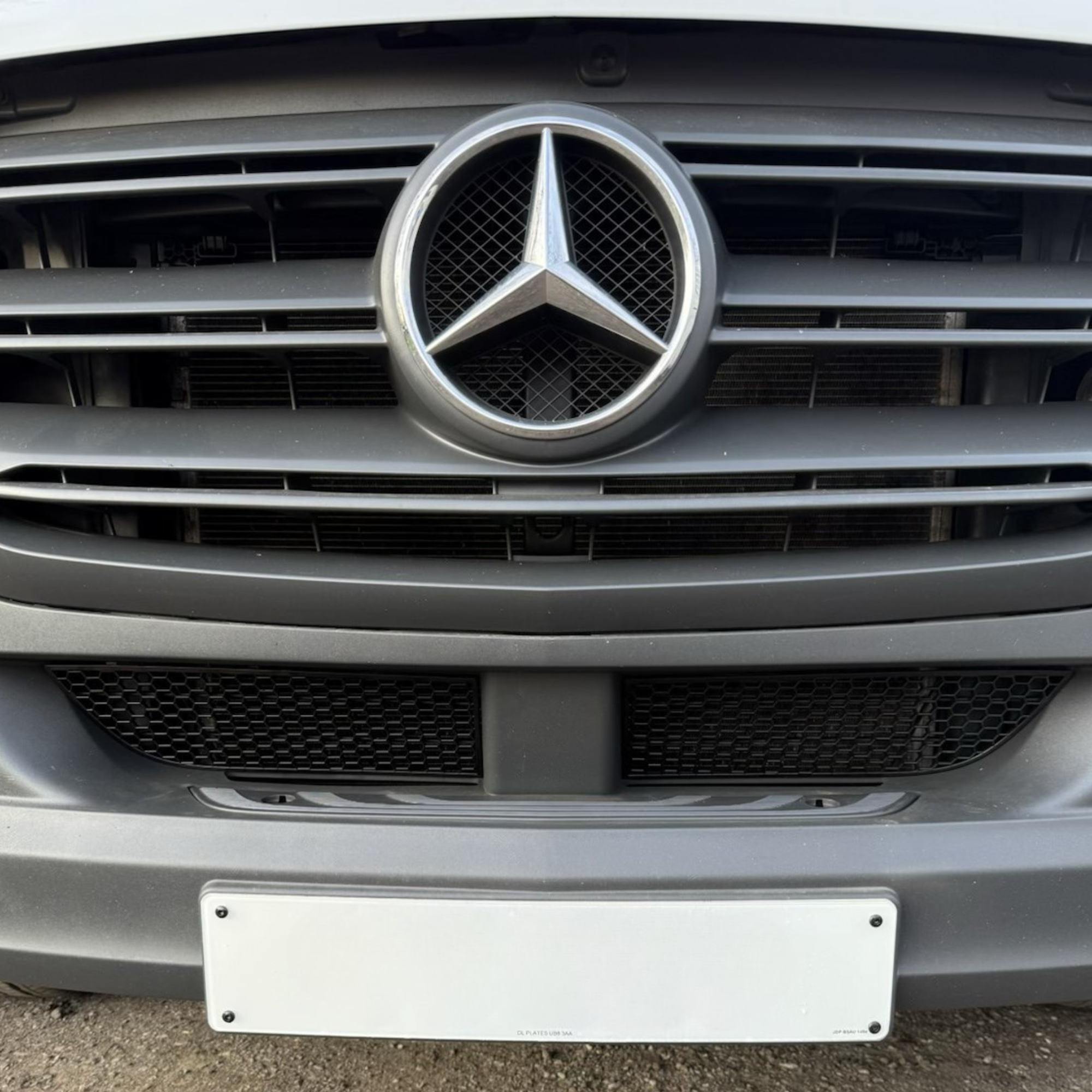 For Mercedes Sprinter 907 Front Bumper Honeycomb Mesh Grilles – Set of 2 - Van-X