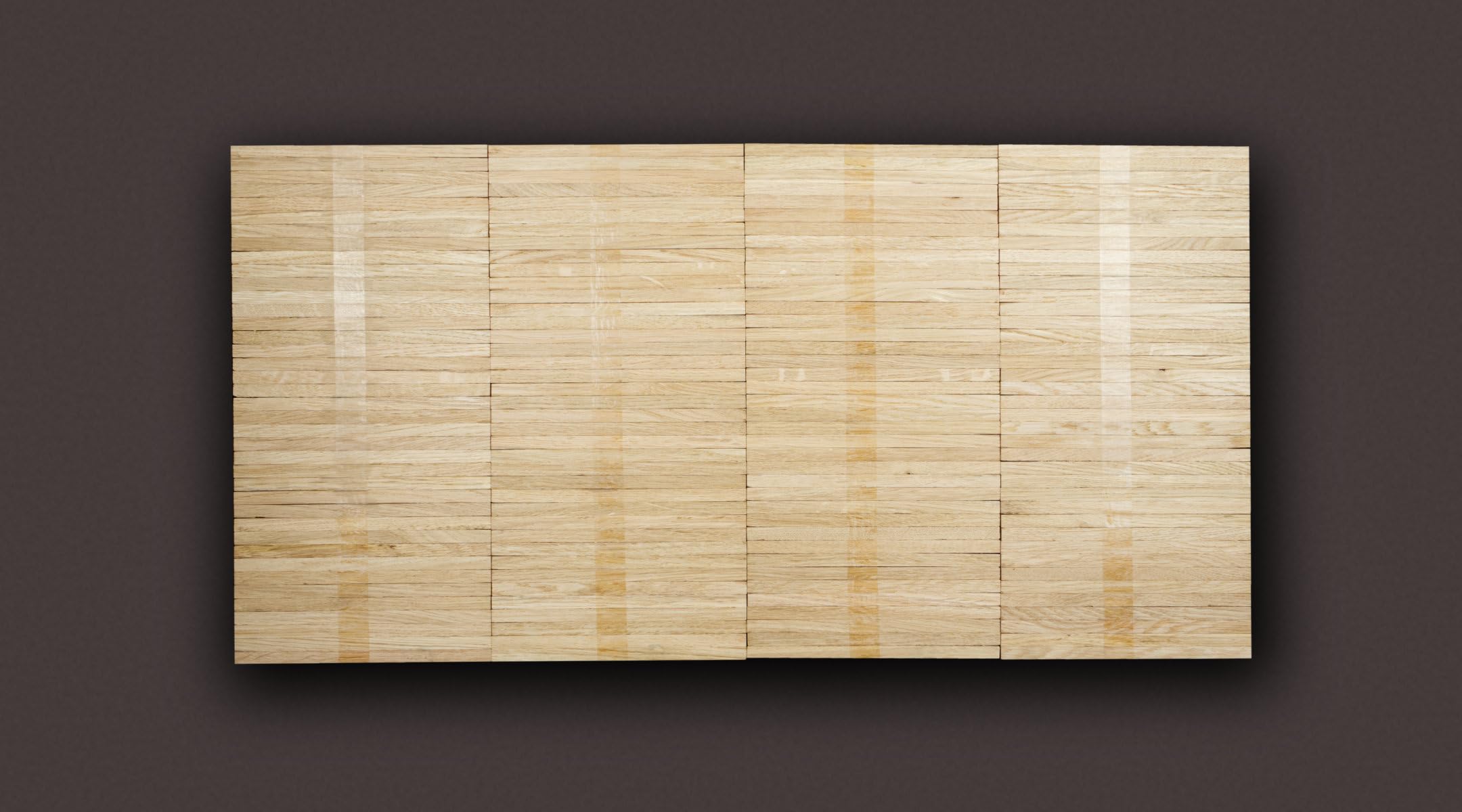 Hochkantlamellenparkett Eiche Harmonie 10mm - Hochwertiges Massivparkett - Verlegeelemente