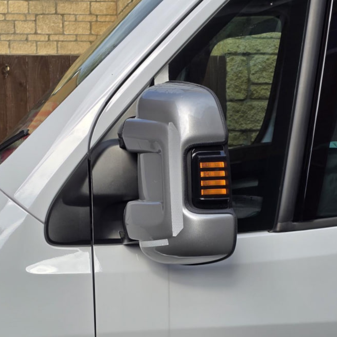 Opel Movano Spiegelblinker LED mit Smoke-Glas – Seitenblinker im Außenspiegel, Set (2 Stück)