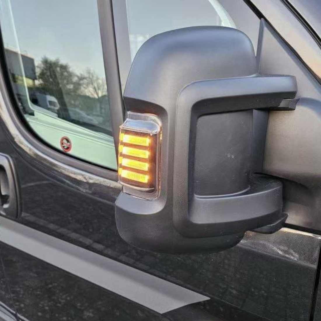Opel Movano Spiegelblinker LED mit Smoke-Glas – Seitenblinker im Außenspiegel, Set (2 Stück)