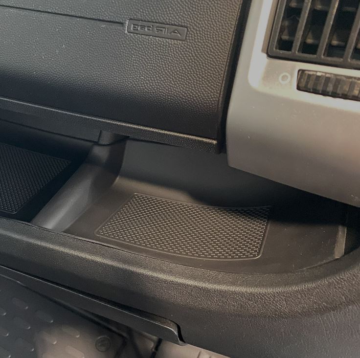 Citroën Jumper MK3 (2006–heute) Untere Armaturenbrett Gummieinlagen Schwarz LHD – Anti-Rutsch Dash Mats Set (2 Stück)