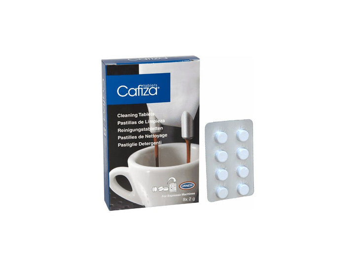 Urnex Cafiza Reinigungstabletten – 8 × 2 g, Espresso Maschinenreiniger gegen Kaffeeöle & Rückstände