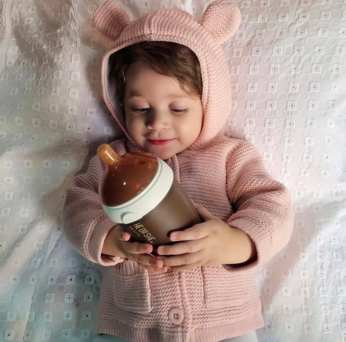 Ultra Wide Neck Baby Bottle 240ml (Weiß)