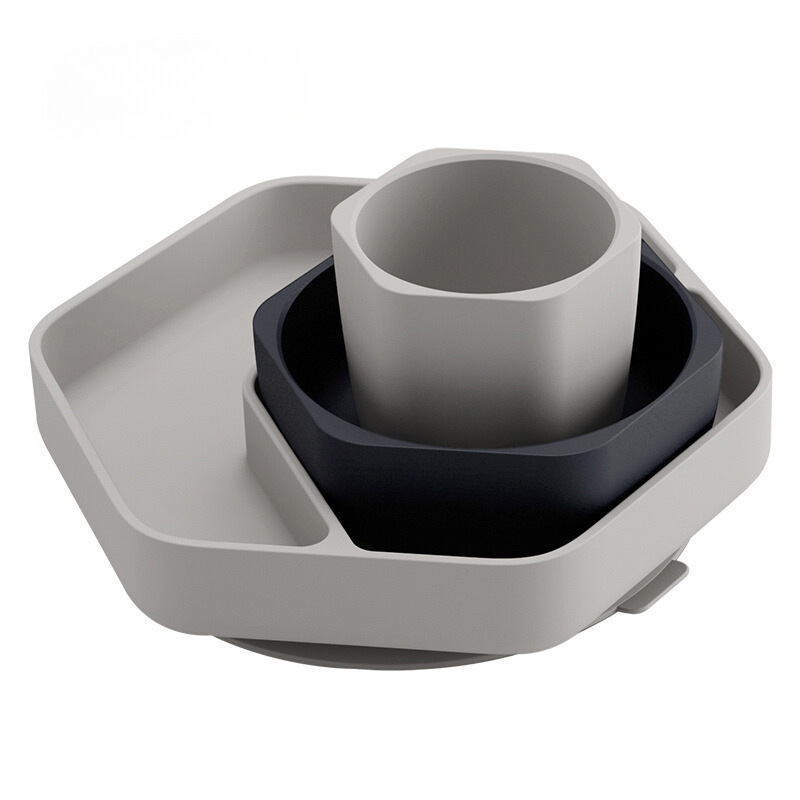 Toddler Feeding Set (Grau)