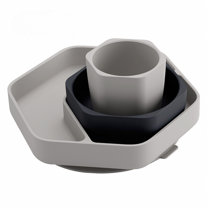 Toddler Feeding Set (Grau)