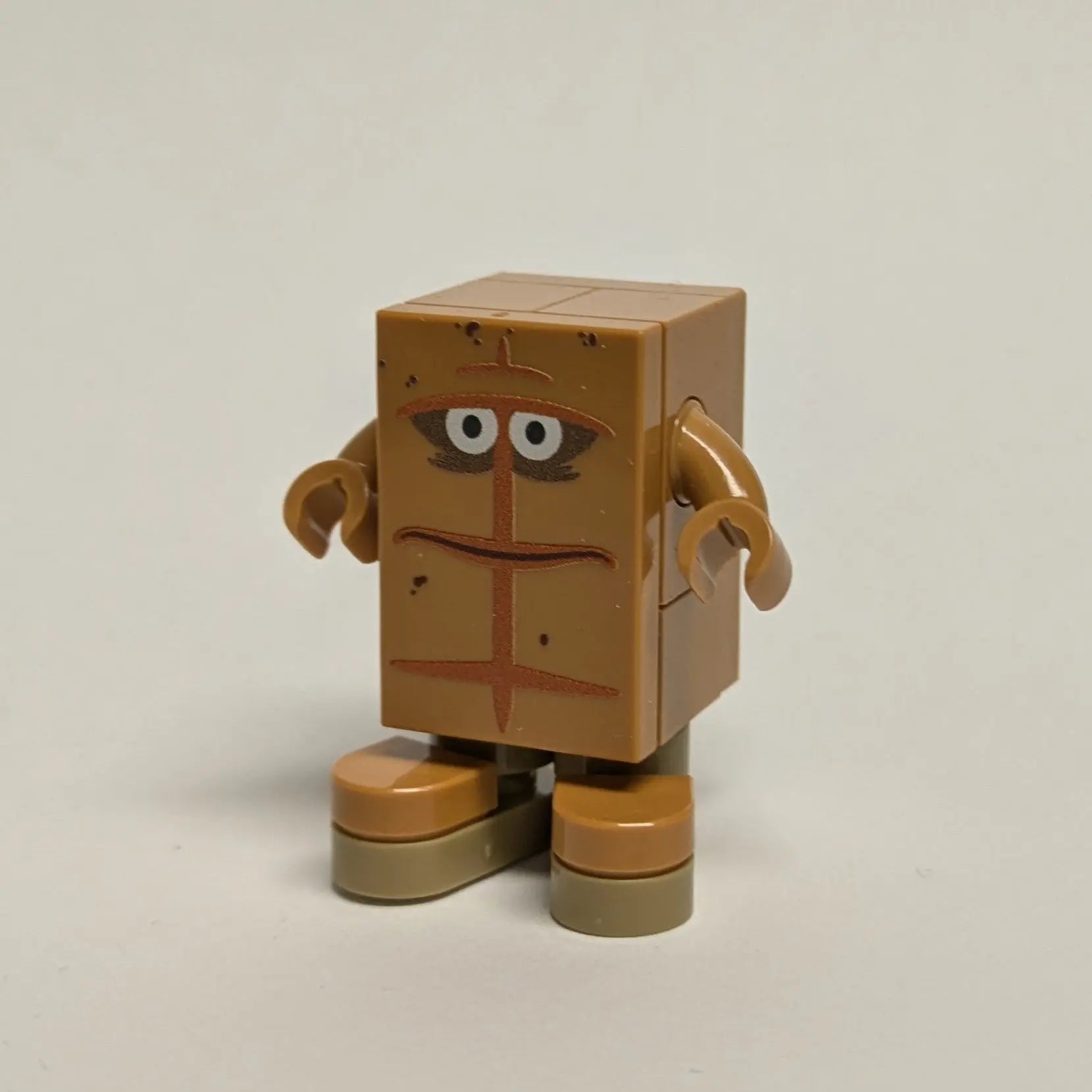 „Das Brot“ – Custom Minifigur (inkl. Schild) | UV-Druck | MBB-Custom