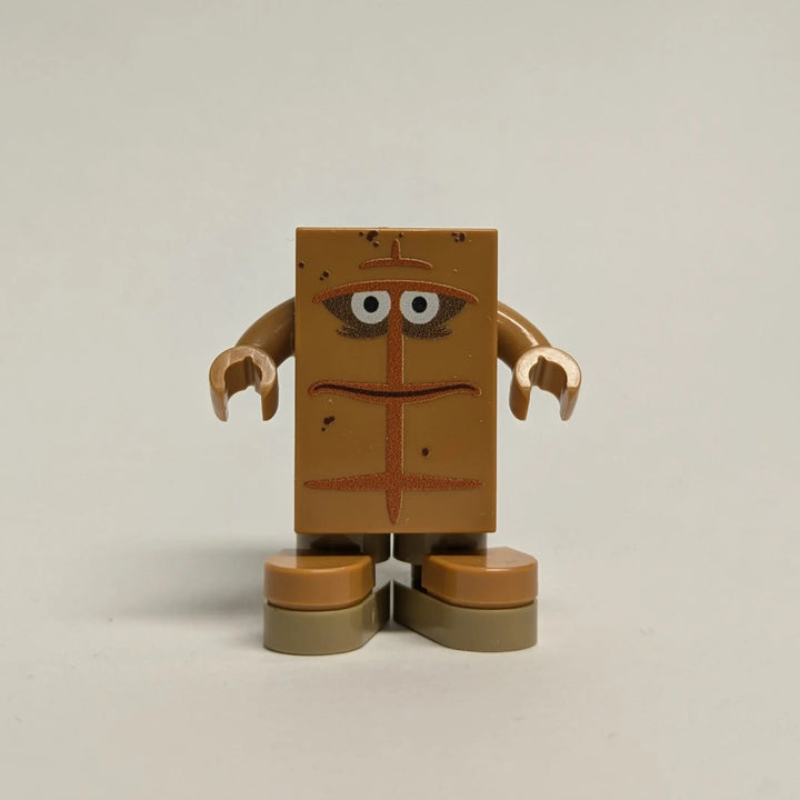 „Das Brot“ – Custom Minifigur (inkl. Schild) | UV-Druck | MBB-Custom