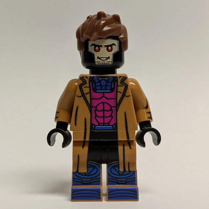 „Gambler im Mantel“ Custom-Minifigur – UV-Direktdruck auf original LEGO® Teilen | MBB-Custom