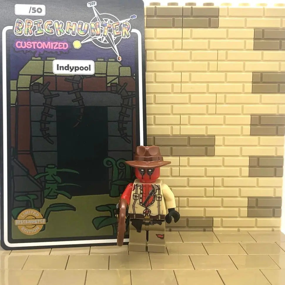 „Indypool“ Minifigur – 1 of 50 Limited Edition | UV-Print auf Original LEGO® Teilen | inkl. Blister