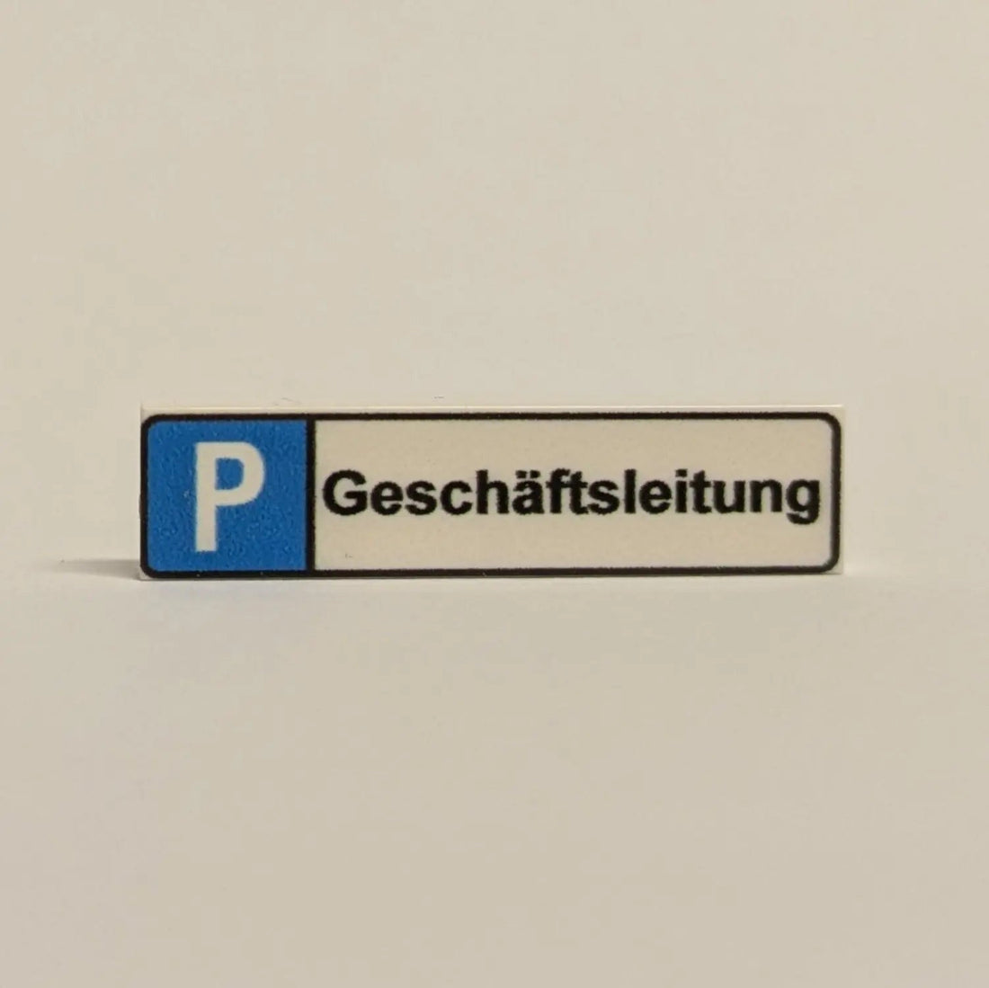 "Parkplatzkennzeichen" 1x4 Tile zur Auswahl