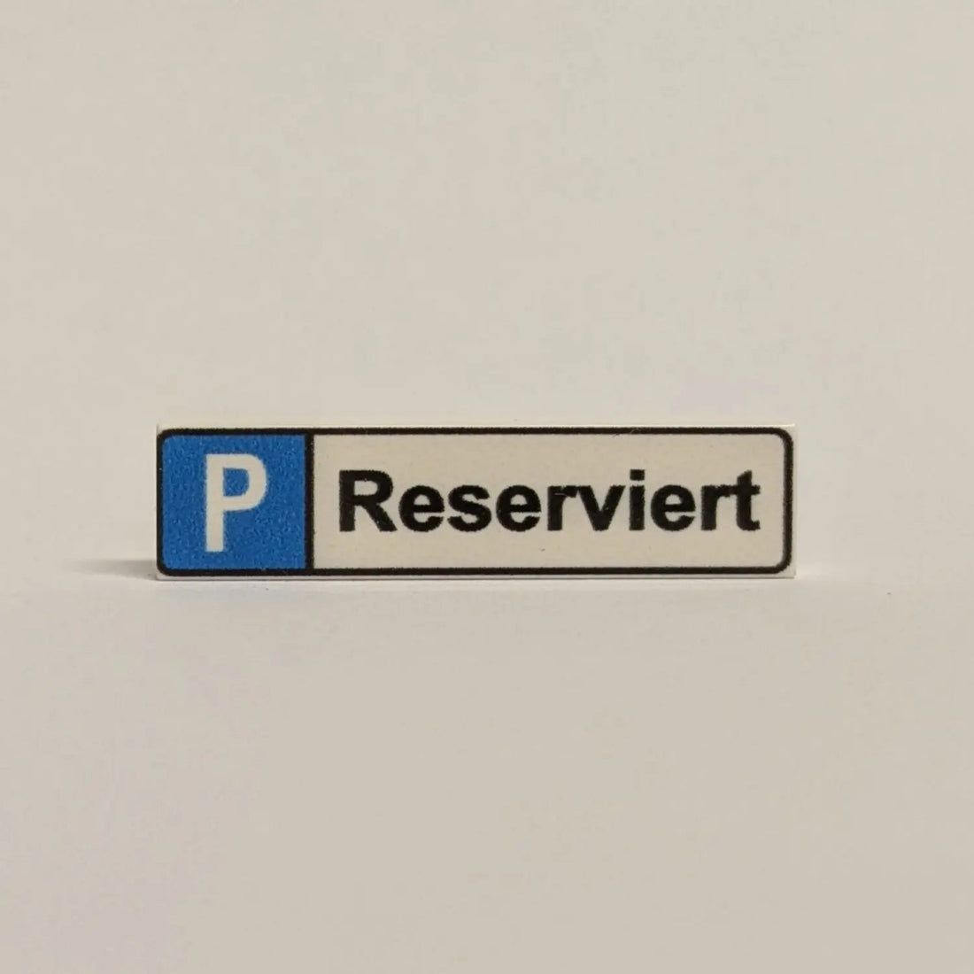 "Parkplatzkennzeichen" 1x4 Tile zur Auswahl