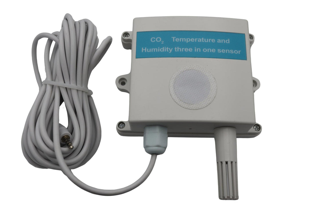 GrowSense CO₂ – CO₂-, Temperatur- & Luftfeuchtigkeitssensor für Growraum | pro-emit Control kompatibel