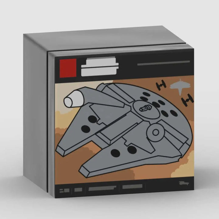 „PIECE OF JUNK“ 2x2 Tile (Set) – bedruckte LEGO® Fliese 3068b (schwarz) | UV-Direktdruck | MBB-Custom