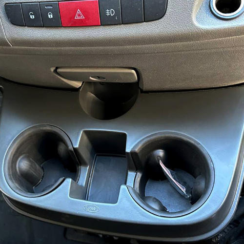 Fiat Ducato Getränkehalter Mittelkonsole (Cupholder Console) – passend für Ducato/Jumper/Boxer/Relay, Extra-Ablage