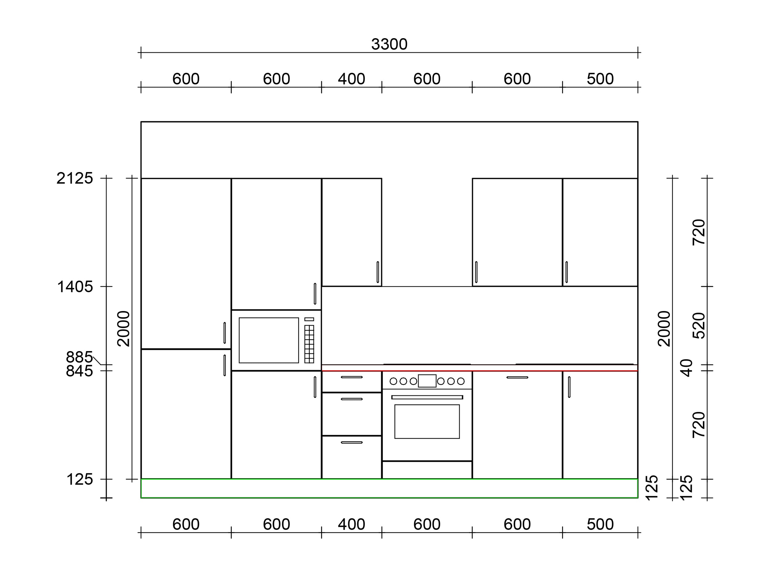 330cm GEBA Komplett-Küchenzeile – vormontiert mit oder ohne E-Geräten, Nischenrückwand & LED-Beleuchtung