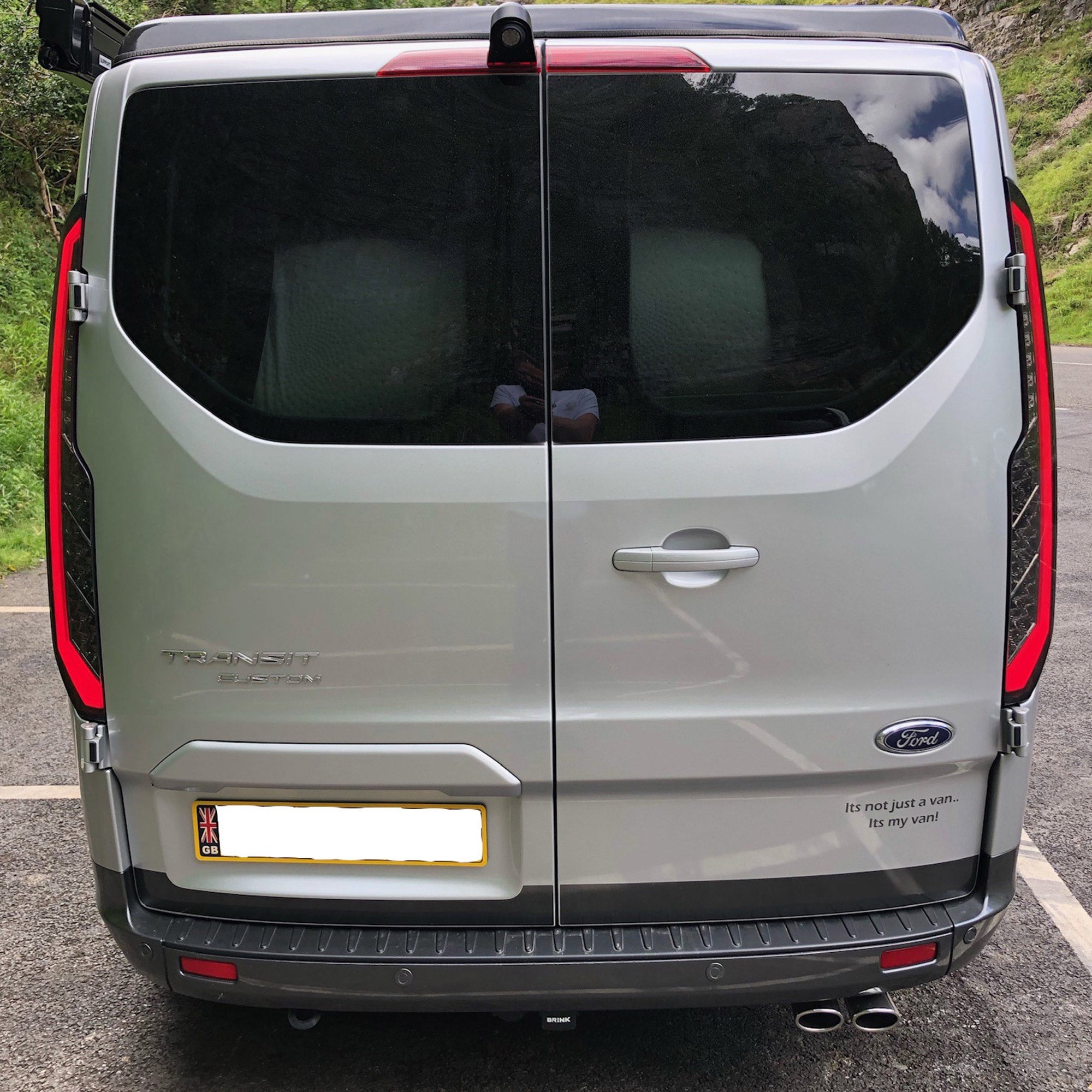 For Transit Custom Van MK2 Sequential Indicator LED Rear Lights Smoked Lenses