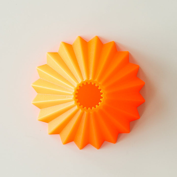Origami Dripper Air S Orange – Limited Edition (1–2 Tassen) AS Resin, 20 Ribs, schneller Flow, spülmaschinenfest