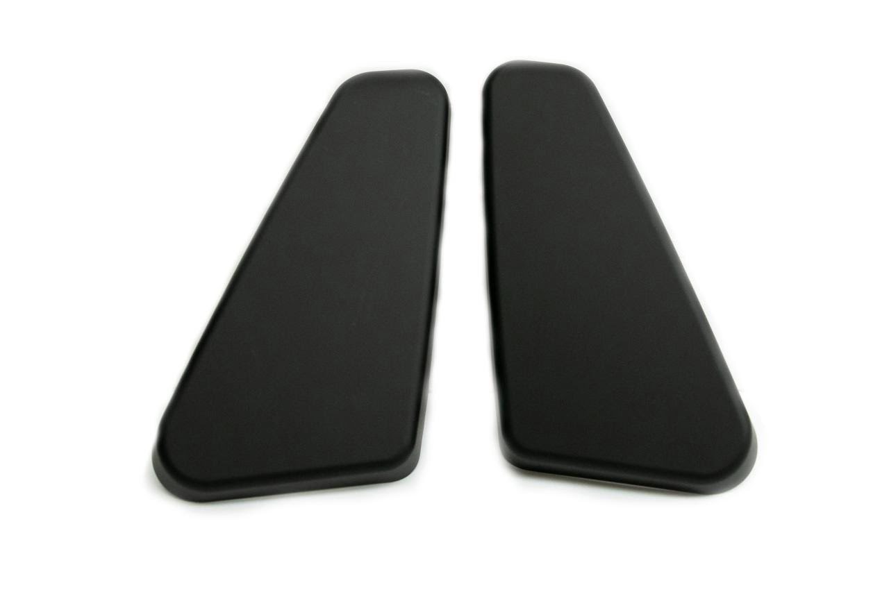 VW T5 / T5.1 Twin Seat Scharnierkappen Matt Schwarz – Hinge Caps Set (2 Stück), Beifahrersitz Innenraum Styling