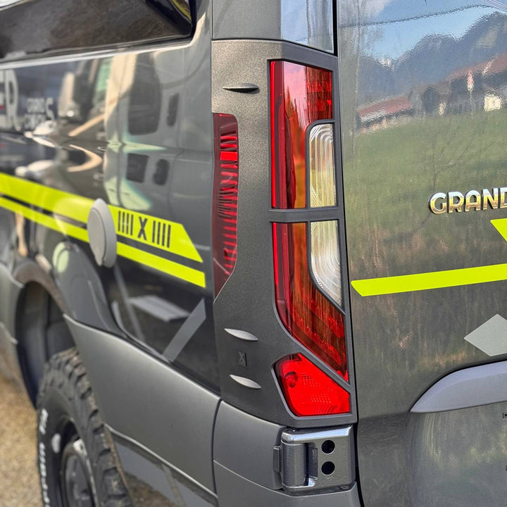 For Mercedes-Benz Sprinter 907 Rear Light Guards | Tail Light Protectors for Sprinter Vans – Van-X