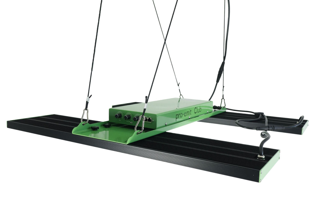 pro-emit Club – LED-Pflanzenlampe mit 3-Kanal-Steuerung, IP65 & 3,03 µmol/J