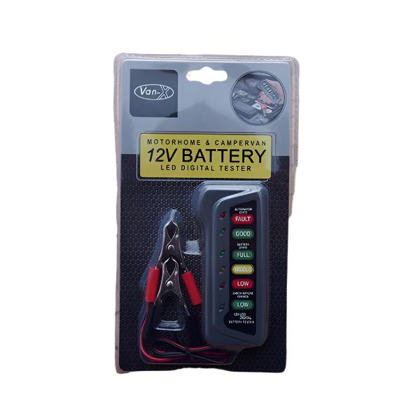 Van-X 12V Van Battery Tester –  for Campervans, Motorhomes & Vehicles