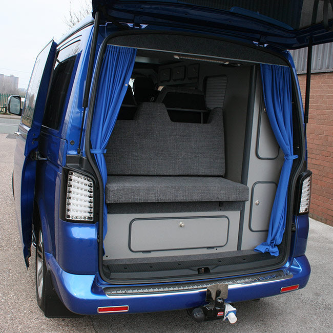 VW T5 Premium 2 x Seitenfenster Vorhänge – Van-X Blackout Curtains