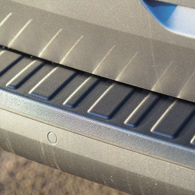 For VW T6 Transporter Multivan Rear Bumper Protector – Black Plastic Tailgate Guard