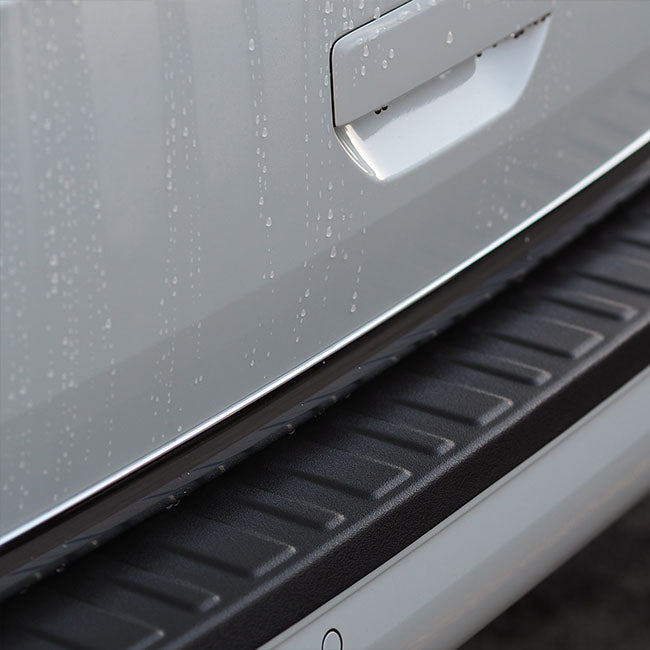 For VW T6 Transporter Multivan Rear Bumper Protector – Black Plastic Tailgate Guard