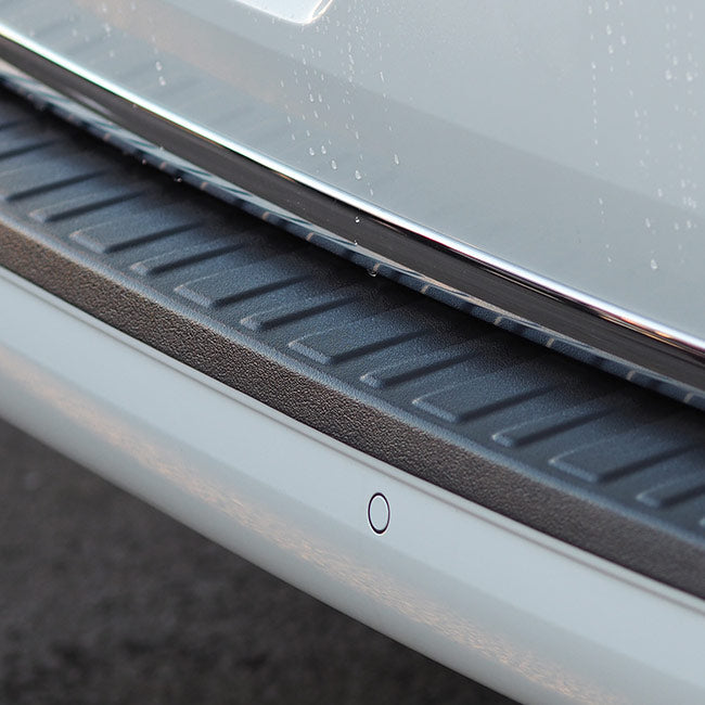 For VW T6 Transporter Multivan Rear Bumper Protector – Black Plastic Tailgate Guard