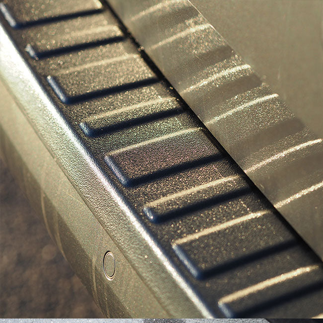 For VW T6 Transporter Multivan Rear Bumper Protector – Black Plastic Tailgate Guard