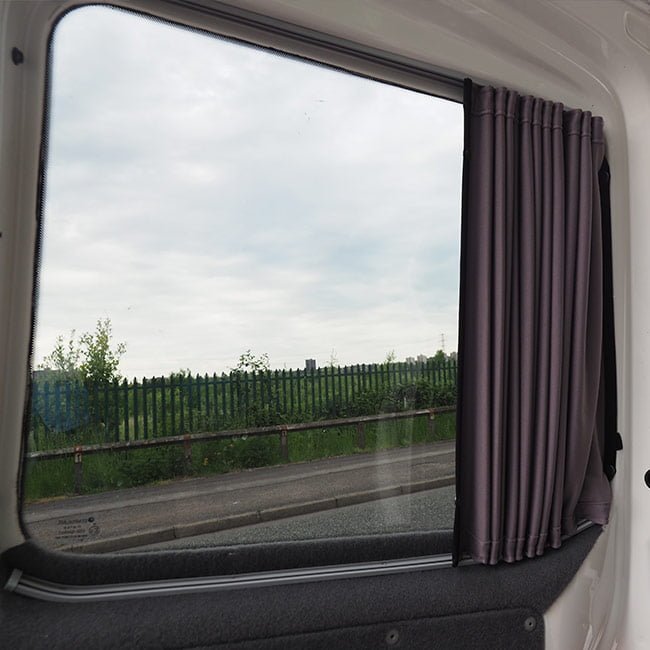 For Opel Vivaro Premium Window Curtains Black/Grey - CREATE YOUR OWN BUNDLE! Van-X