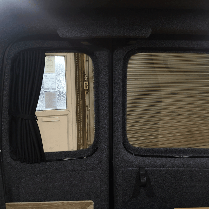 For Toyota Proace Premium Window Curtains - Black/Black - CREATE YOUR OWN BUNDLE! Van-X