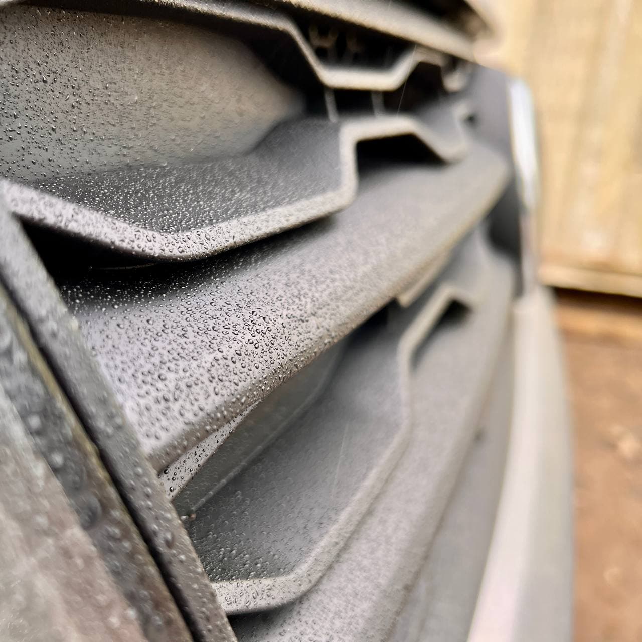 For VW T6 R-Line Front Grille (2 in 1) Badged/Badgeless - Matte Black