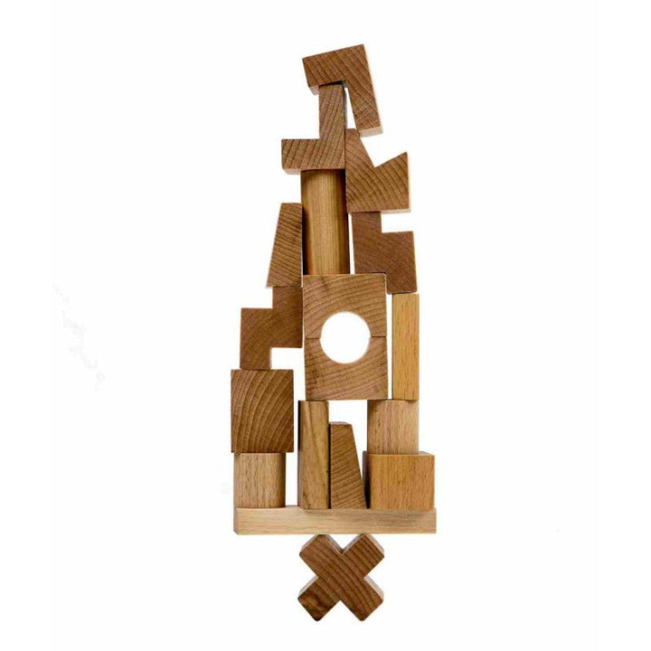 Wooden Story – Turmpuzzle aus Holz | Natur